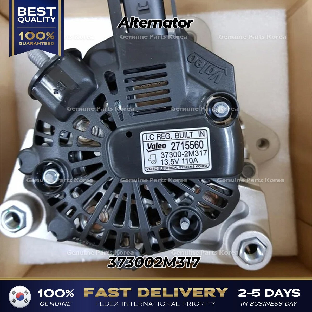 Genuine Alternator 373002M317 for Hyundai Venue