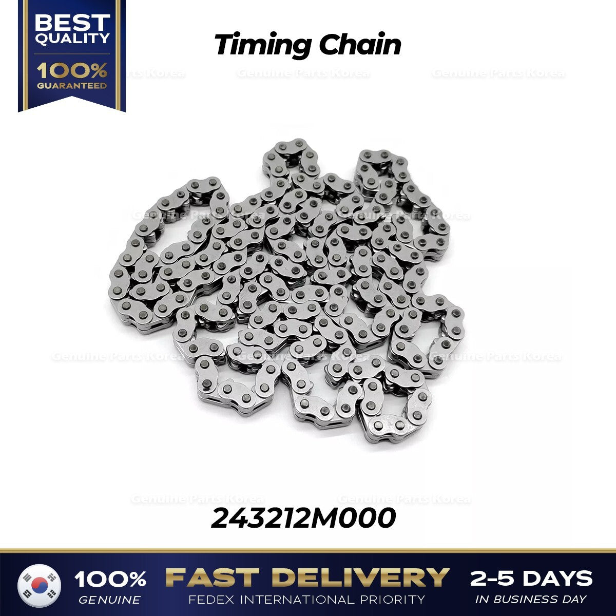 Genuine Timing Chain 243212M000 for Hyundai Accent Kia Rio