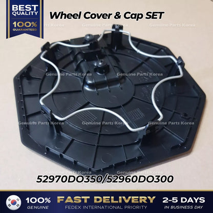 Genuine Wheel Cover & Cap SET 52970DO350 52960DO300 for Kia EV9 GT Line
