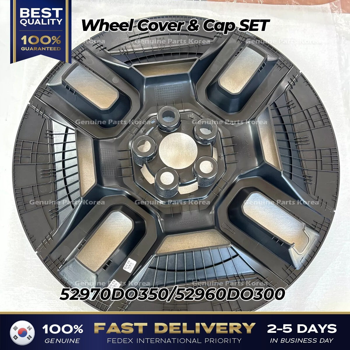 Genuine Wheel Cover & Cap SET 52970DO350 52960DO300 for Kia EV9 GT Line