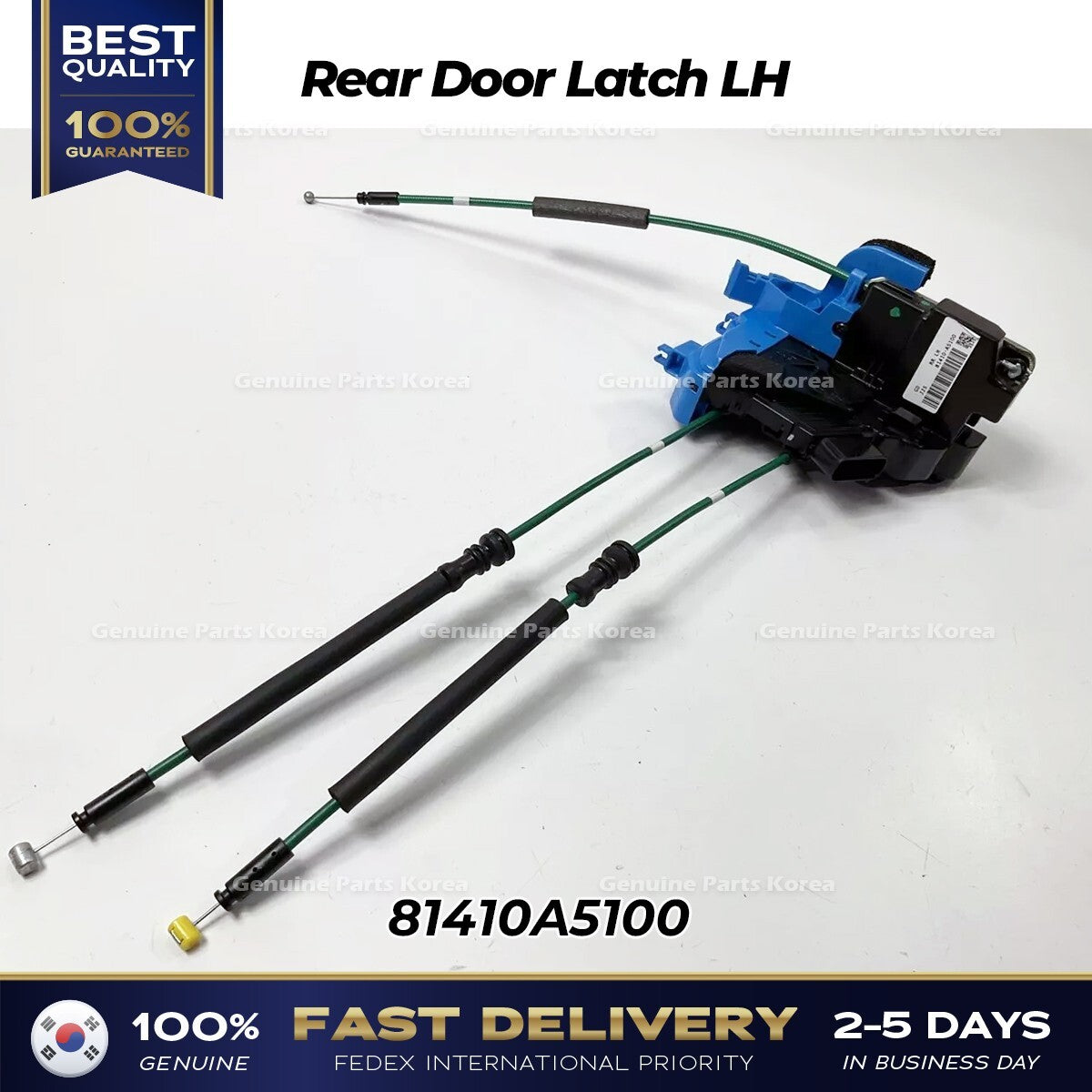 Genuine Rear Door Latch LH 81410A5100 for Hyundai Elantra GT