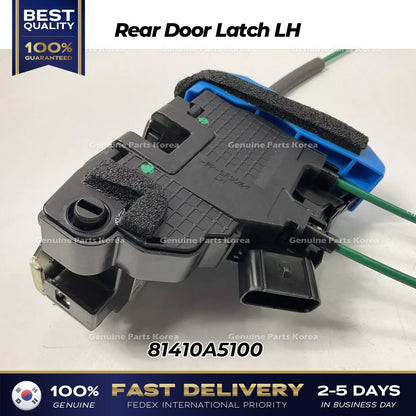 Genuine Rear Door Latch LH 81410A5100 for Hyundai Elantra GT