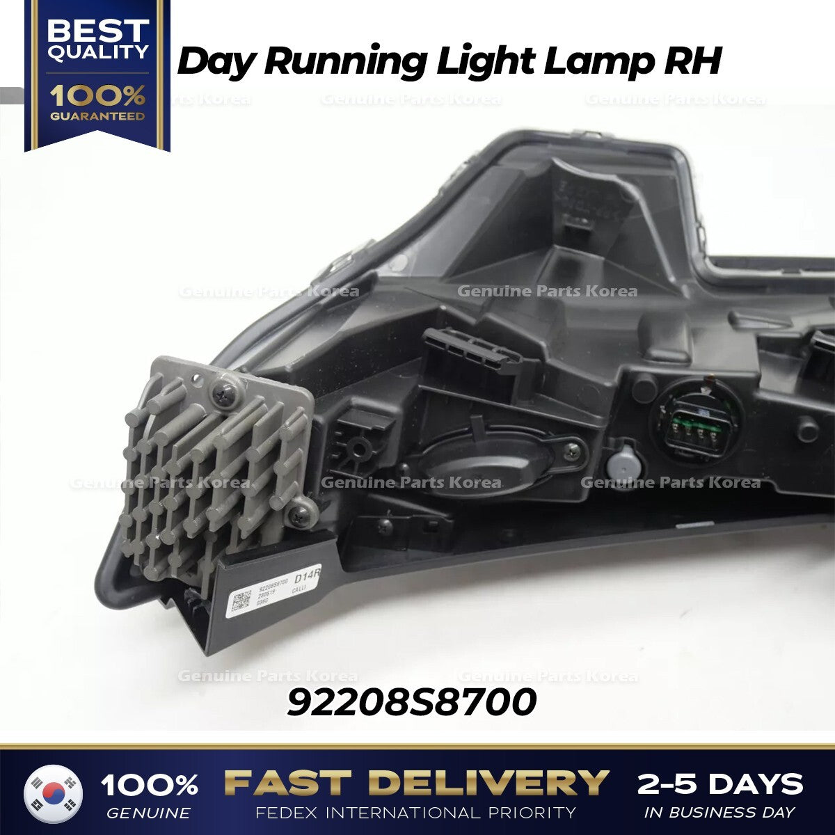 Genuine Day Running Light Lamp RH 92208S8700 for Hyundai Palisade