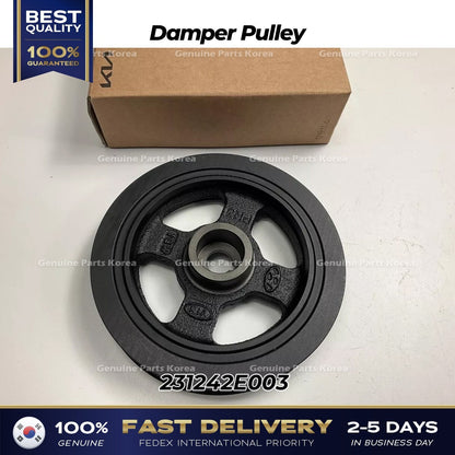 Genuine Damper Pulley 231242E003 for Hyundai Elantra Kia Forte
