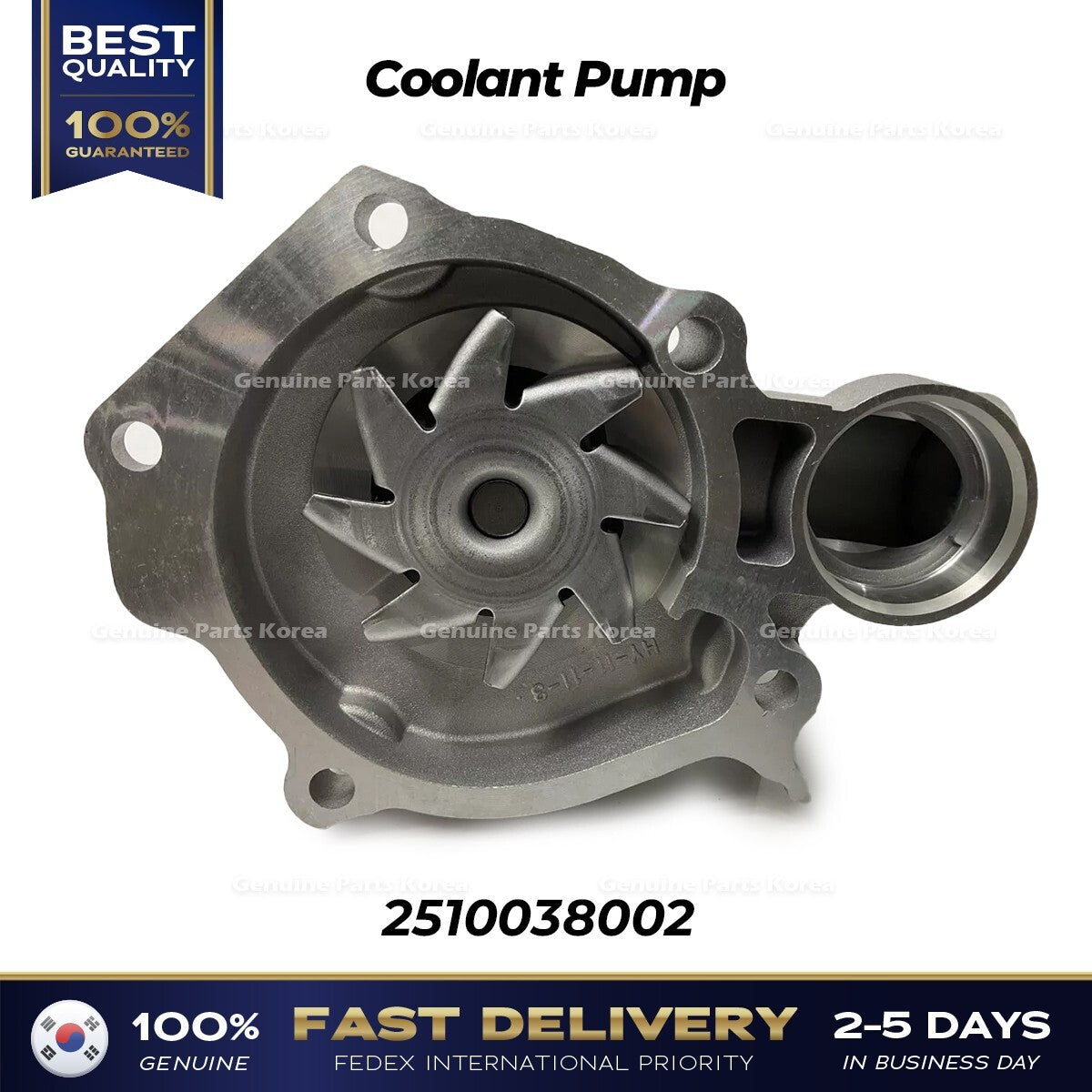 Genuine Coolant Pump 2510038002 for Hyundai Santa Fe Kia Optima