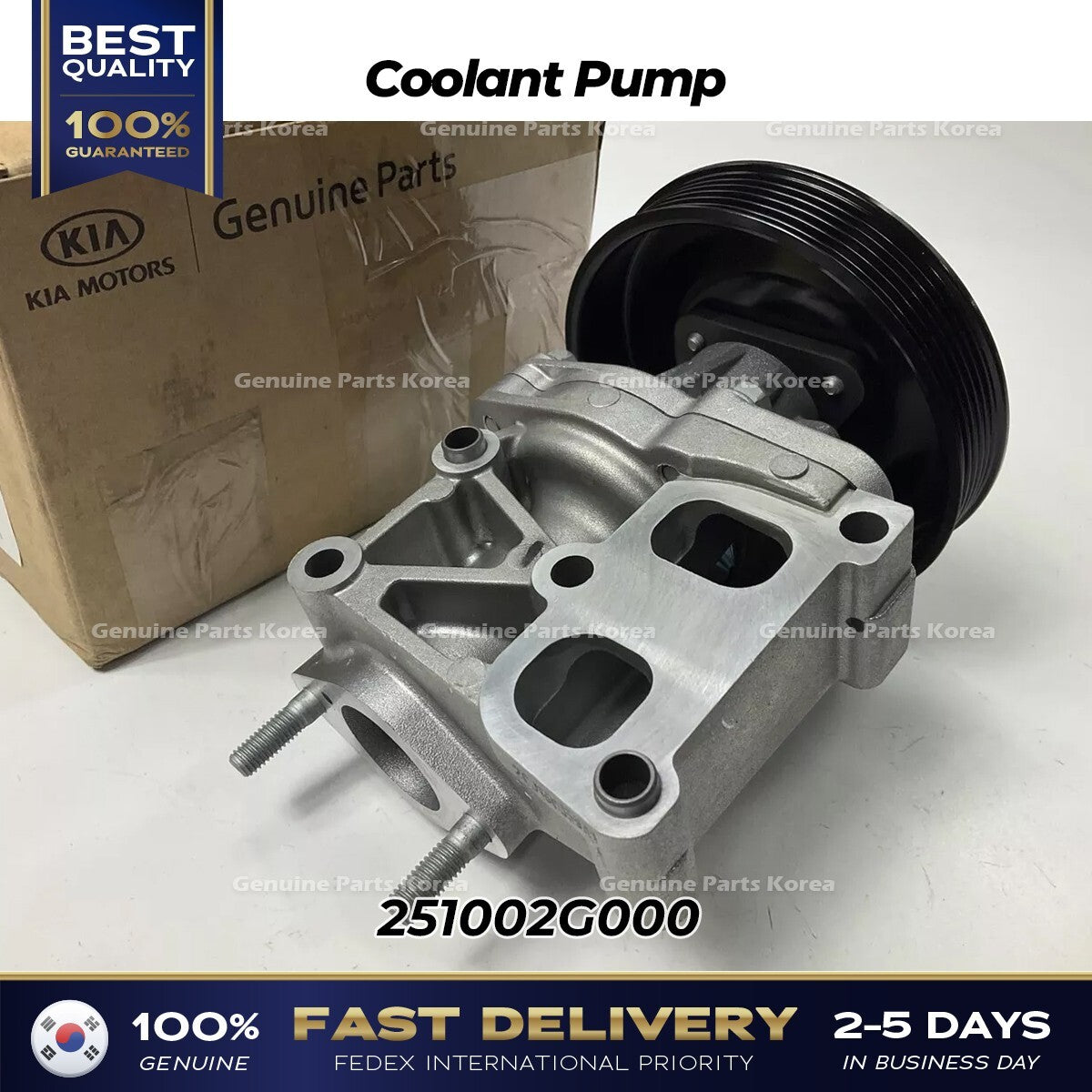 Genuine Coolant Pump 251002G000 for Kia Forte Optima