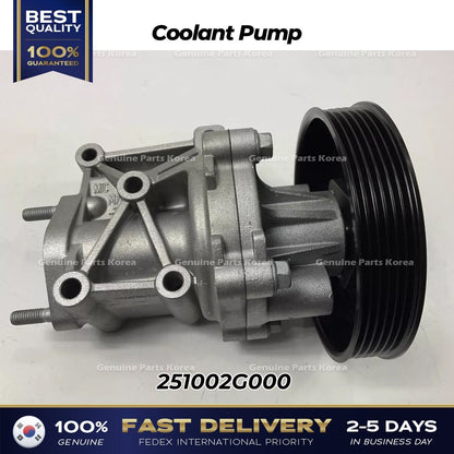 Genuine Coolant Pump 251002G000 for Kia Forte Optima