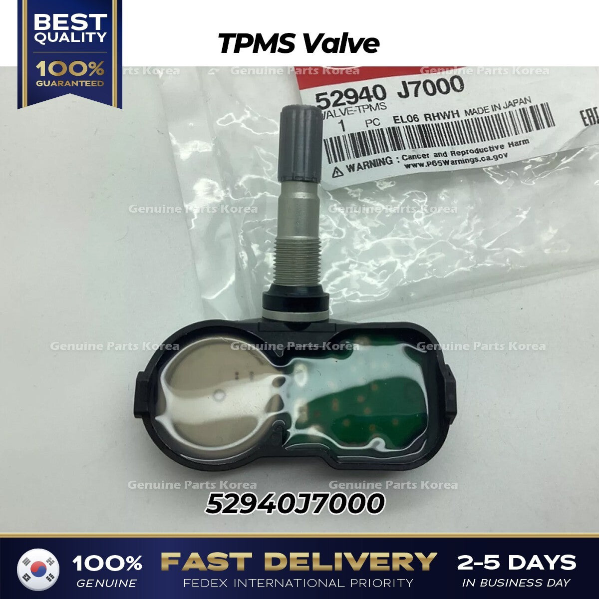 Genuine TPMS Valve 52940J7000 for Kia Forte