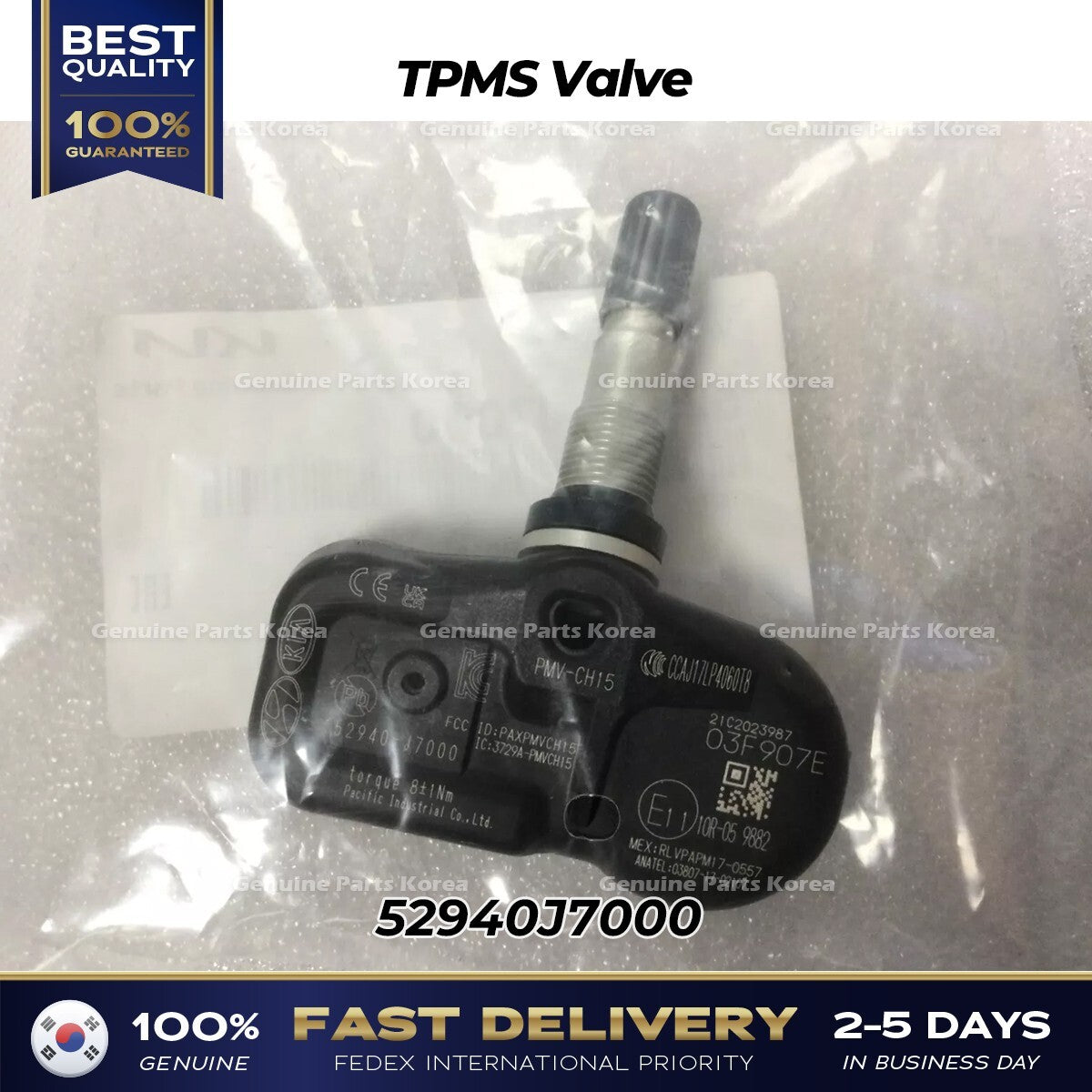 Genuine TPMS Valve 52940J7000 for Kia Forte