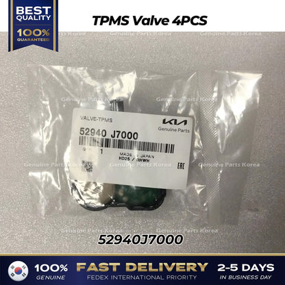 Genuine TPMS Valve 4PCS 52940J7000 for Kia Forte