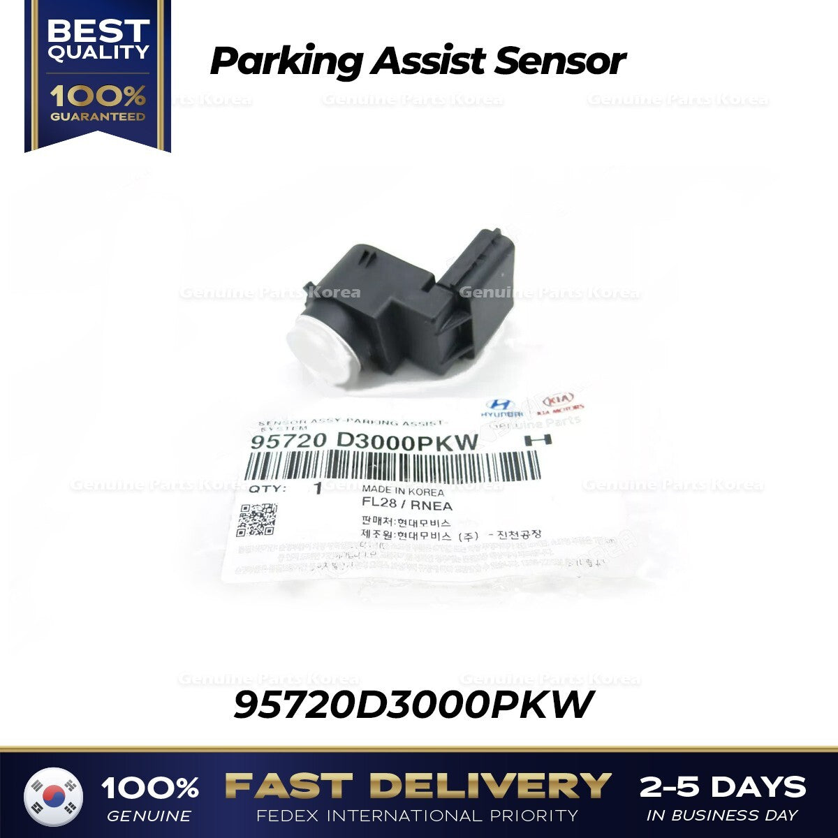 Genuine Parking Assist Sensor 95720D3000PKW for Hyundai Tucson