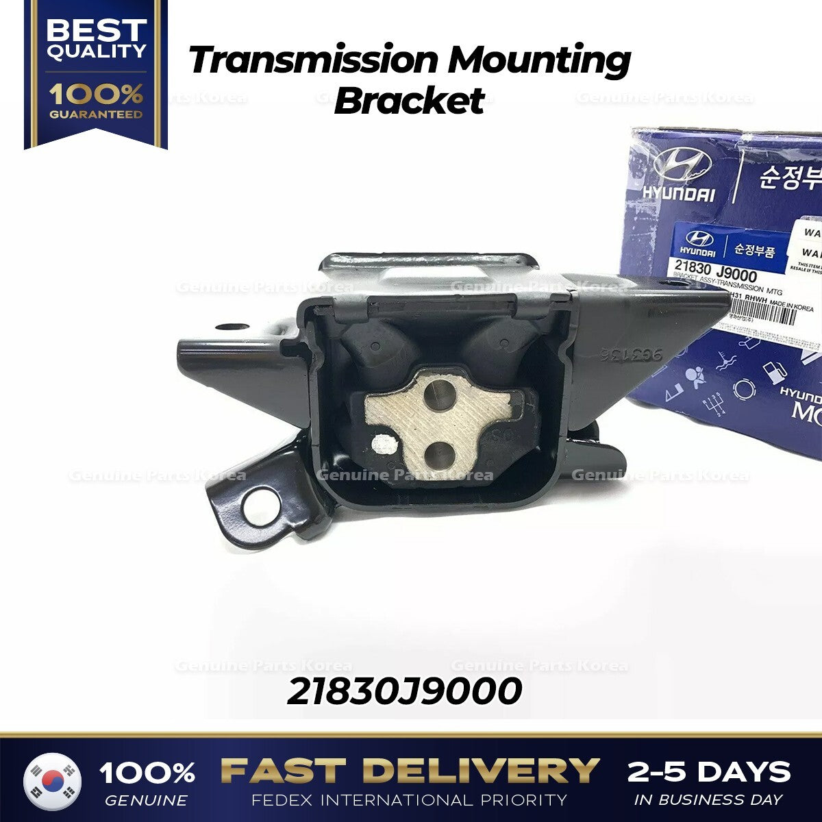 Genuine Transmission Mounting Bracket 21830J9000 for Hyundai Kona Kia Seltos