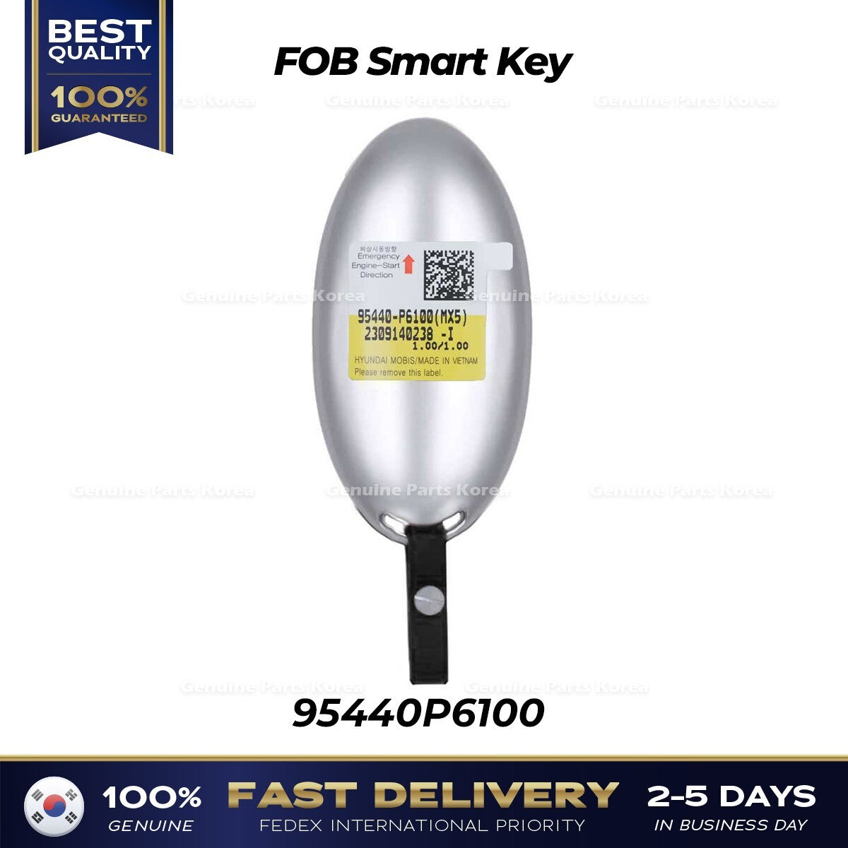 Genuine FOB Smart Key 95440P6100 for Hyundai Santa Fe MX5