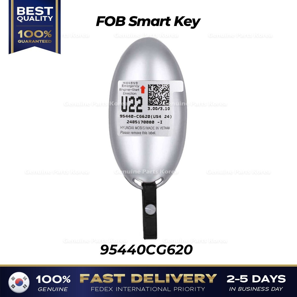 Genuine FOB Smart Key 95440CG620 for Hyundai Staria