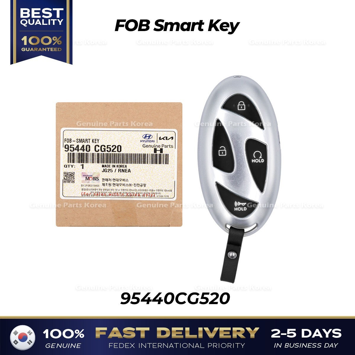 Genuine FOB Smart Key 95440CG520 for Hyundai Staria