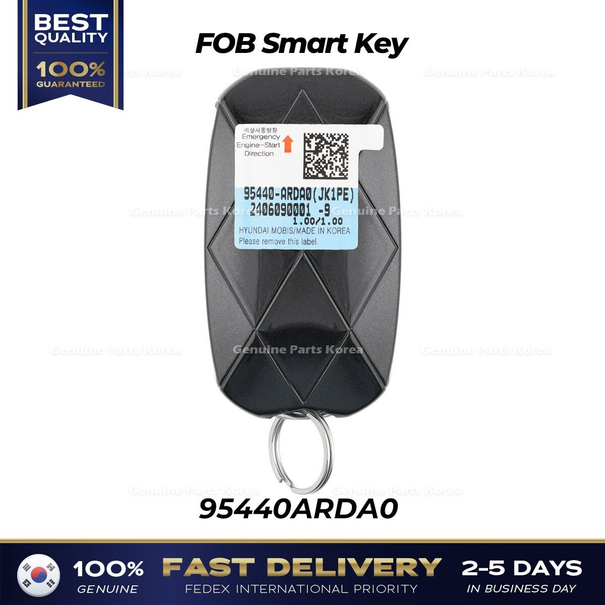 Genuine FOB Smart Key 95440ARDA0 for Hyundai Genesis G70