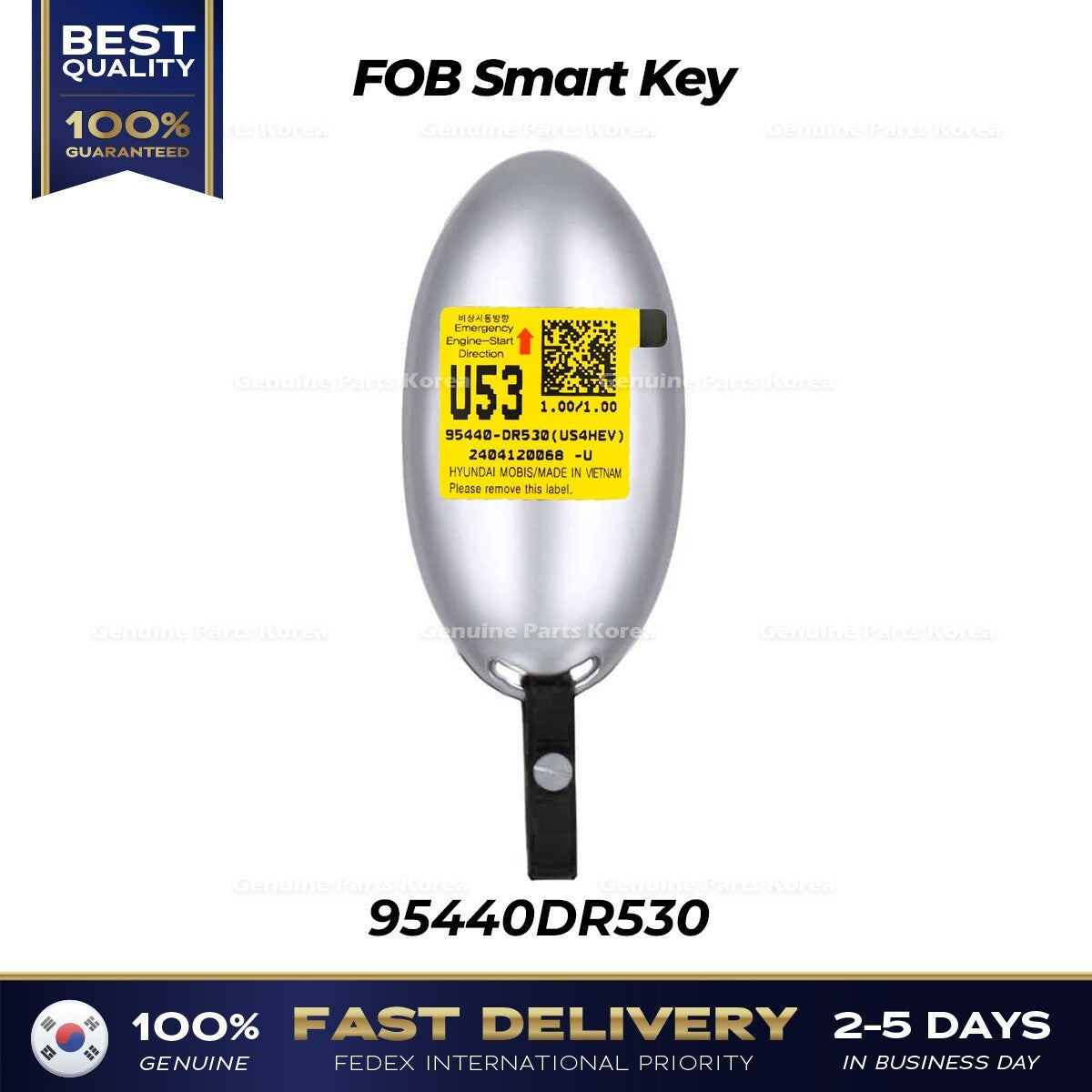 Genuine FOB Smart Key 95440DR530 for Hyundai Staria