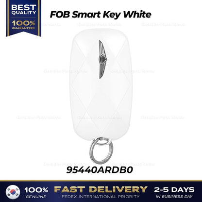 Genuine FOB Smart Key White 95440ARDB0 for Hyundai Genesis GV70