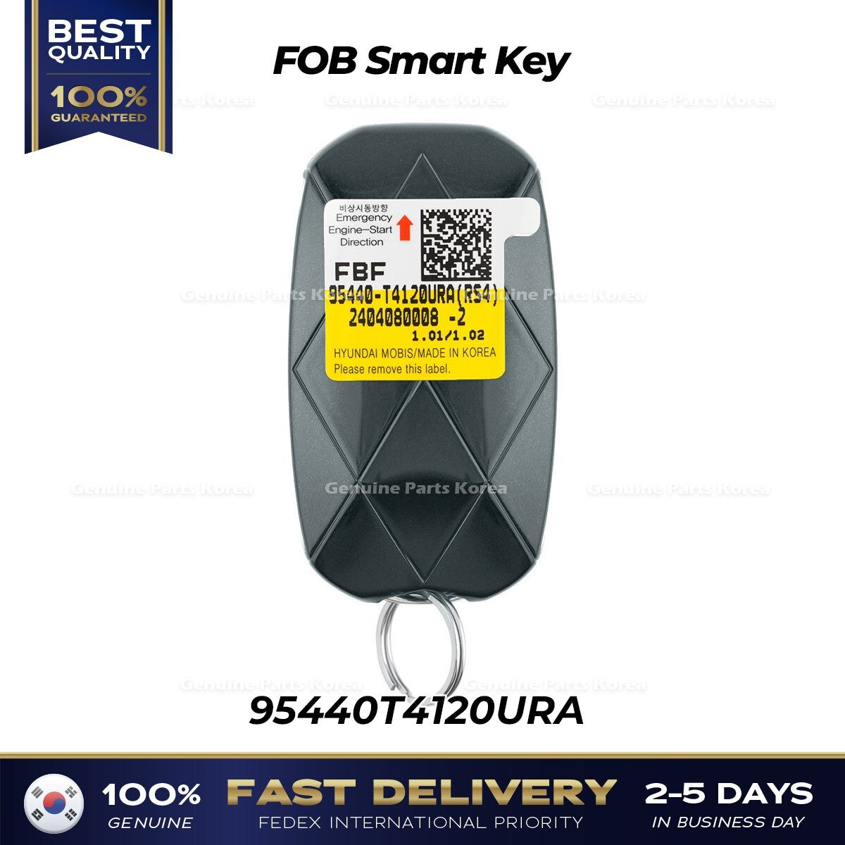 Genuine FOB Smart Key 95440T4120URA for Hyundai Genesis G90