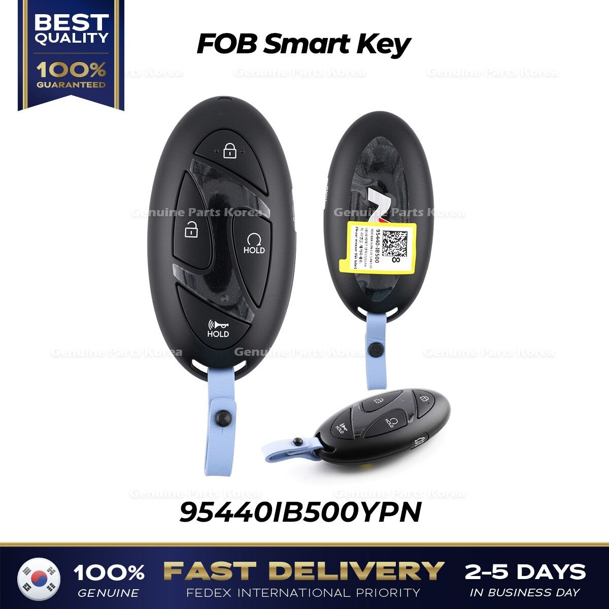 Genuine FOB Smart Key 95440IB500YPN for Hyundai Elantra N