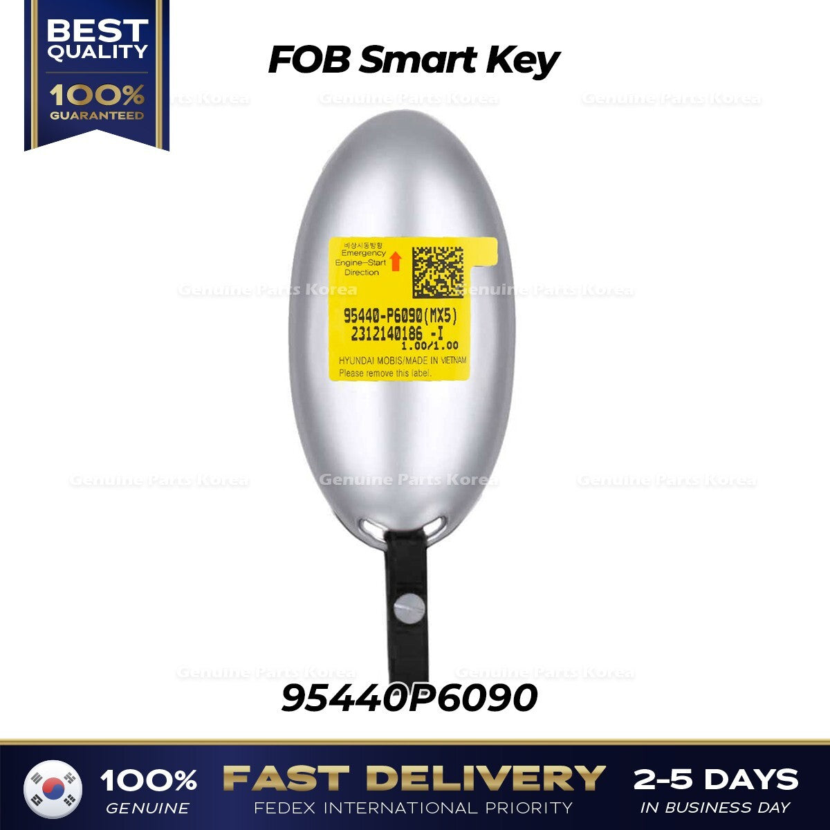 Genuine FOB Smart Key 95440P6090 for Hyundai Santa Fe MX5