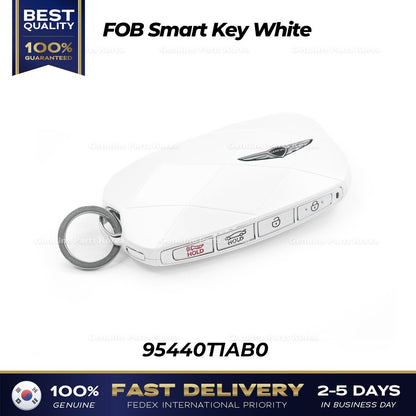 Genuine FOB Smart Key White 95440T1AB0 for Hyundai Genesis G80 RG3