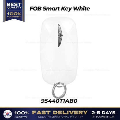 Genuine FOB Smart Key White 95440T1AB0 for Hyundai Genesis G80 RG3