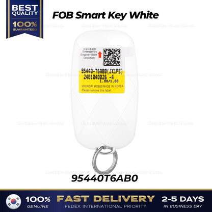 Genuine FOB Smart Key White 95440T6AB0 for Hyundai Genesis GV80