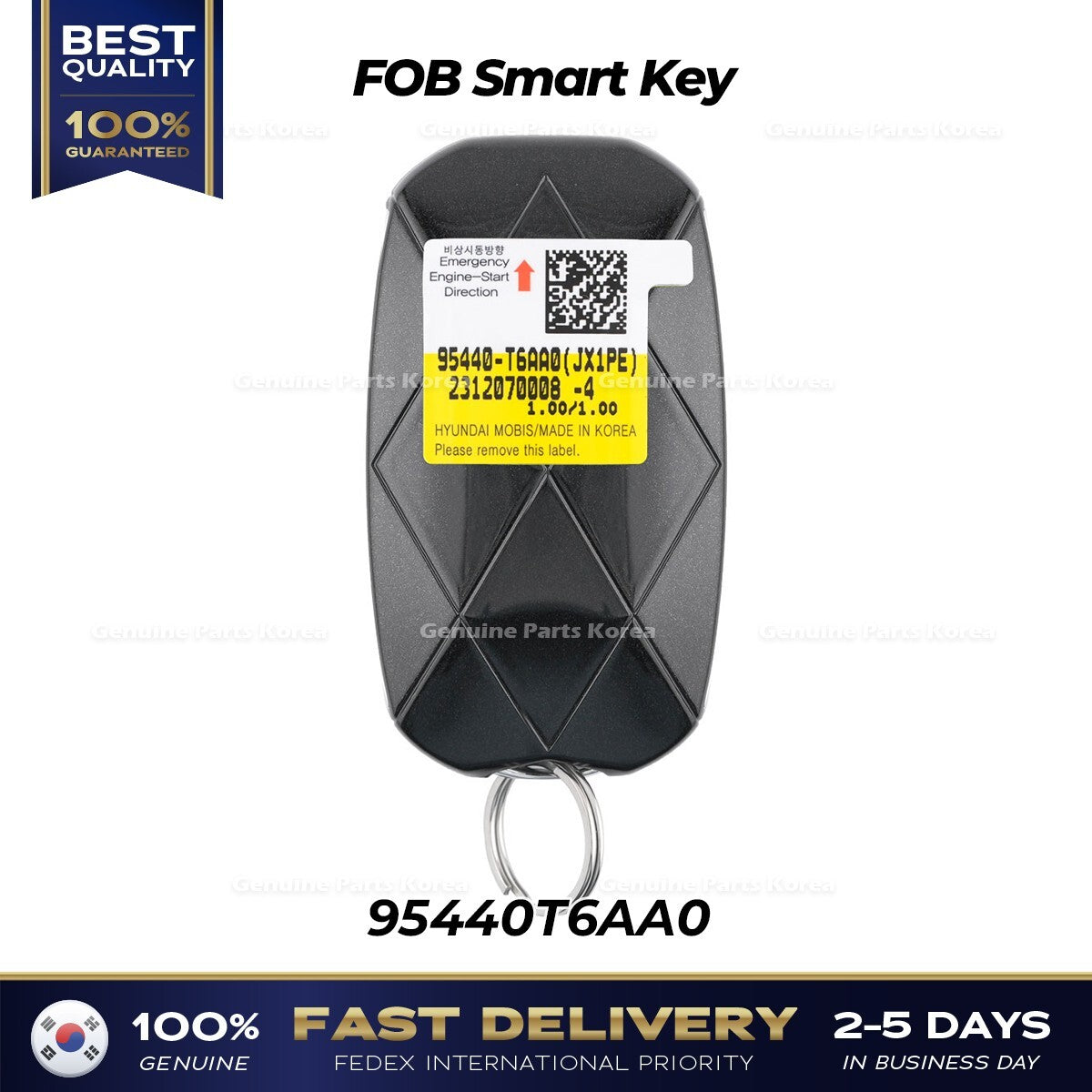Genuine FOB Smart Key 95440T6AA0 for Hyundai Genesis GV80