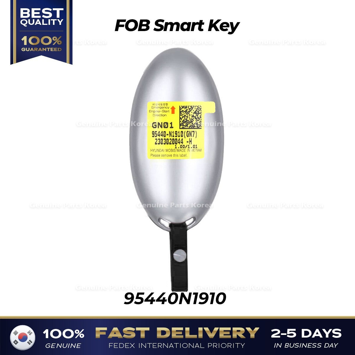 Genuine FOB Smart Key 95440N1910 for Hyundai Grandeur GN7