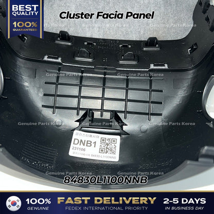 Genuine Cluster Facia Panel 84830L1100NNB for Hyundai Sonata