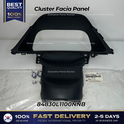 Genuine Cluster Facia Panel 84830L1100NNB for Hyundai Sonata