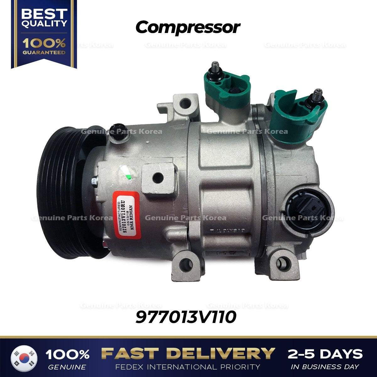 Genuine Compressor 977013V110 for Hyundai Sonata Kia Optima