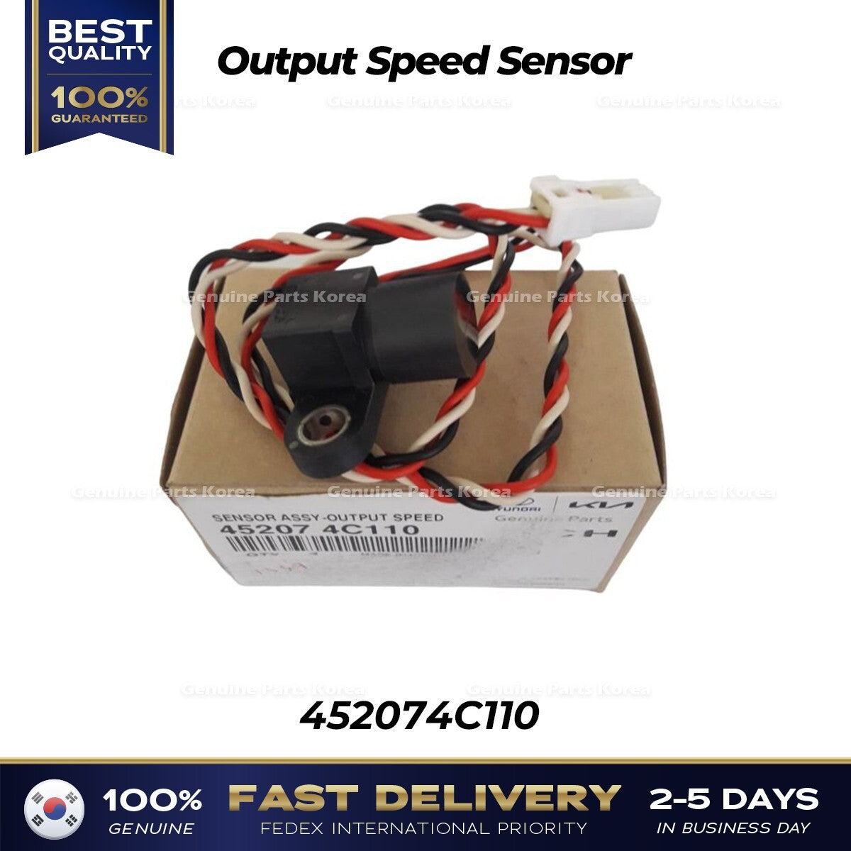 Genuine Output Speed Sensor 452074C110 for Hyundai Genesis Coupe Kia Borrego