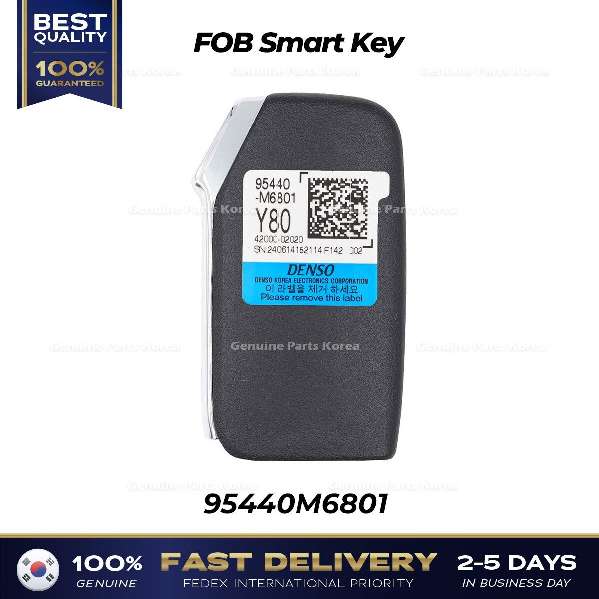 Genuine FOB Smart Key 95440M6801 for Kia K3