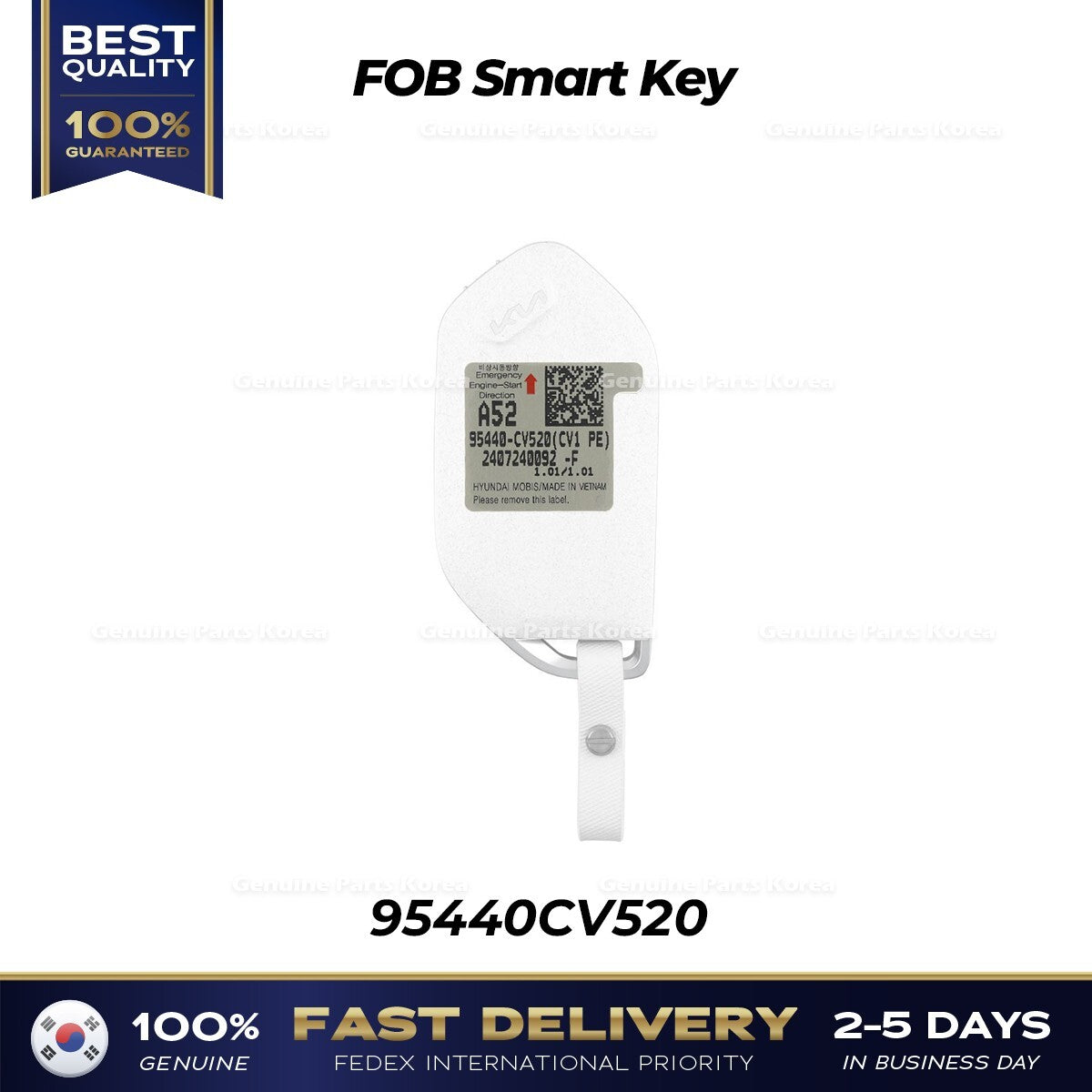 Genuine FOB Smart Key 95440CV520 for Kia EV6