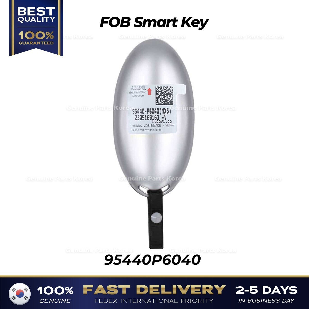 Genuine FOB Smart Key 95440P6040 for Hyundai Santa Fe MX5