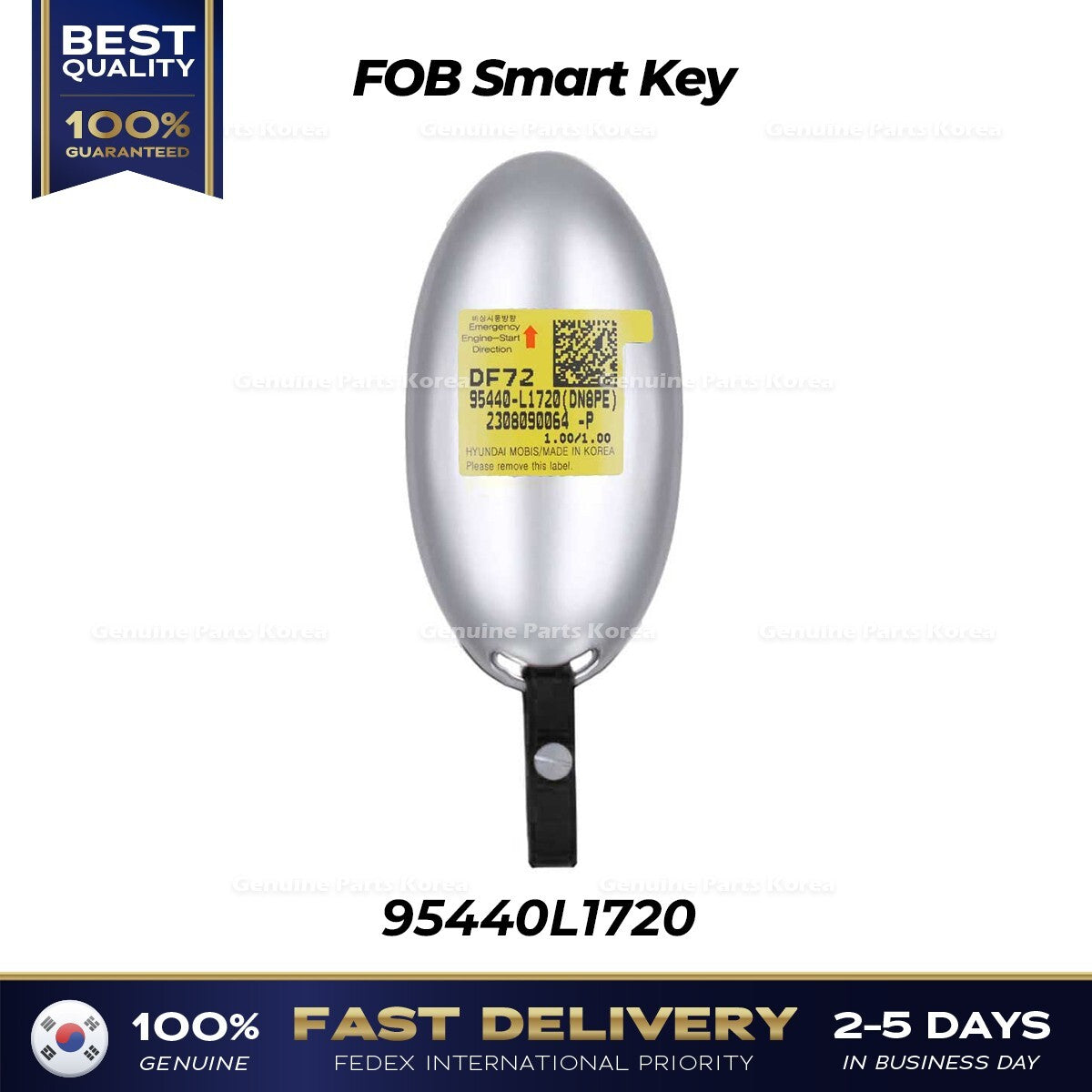 Genuine FOB Smart Key 95440L1720 for Hyundai Sonata