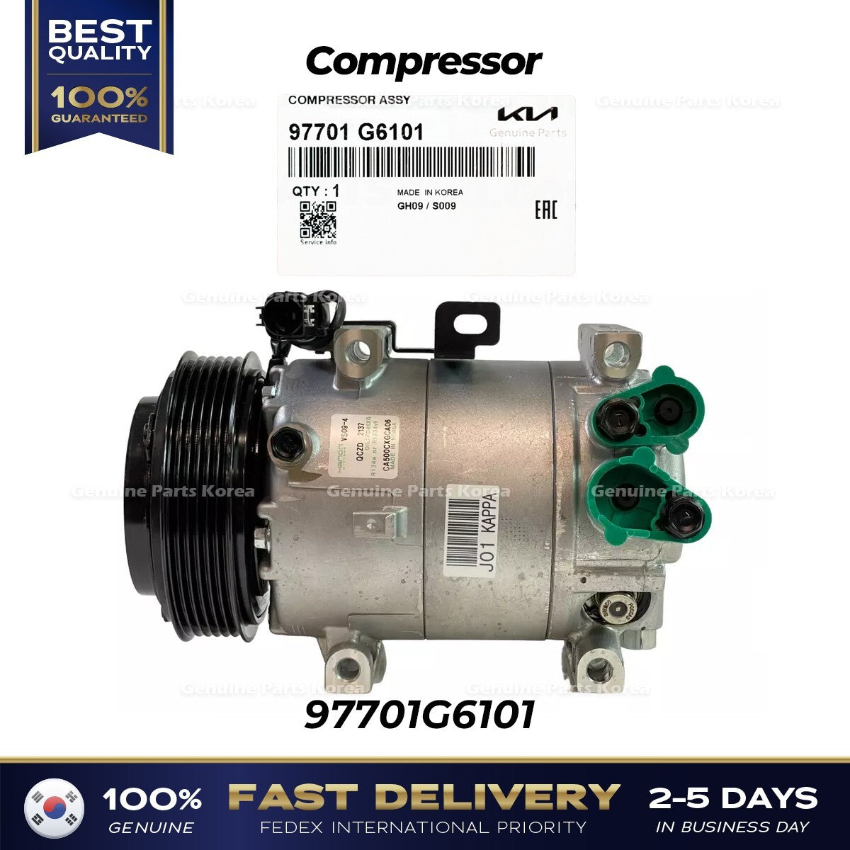 Genuine Compressor 97701G6101 for Kia Picanto