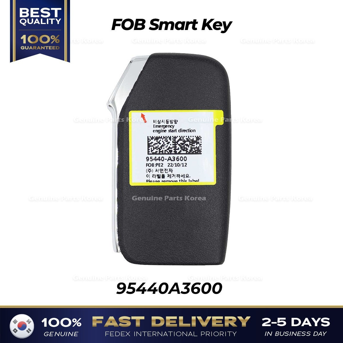 Genuine FOB Smart Key 95440A3600 for Kia Ray