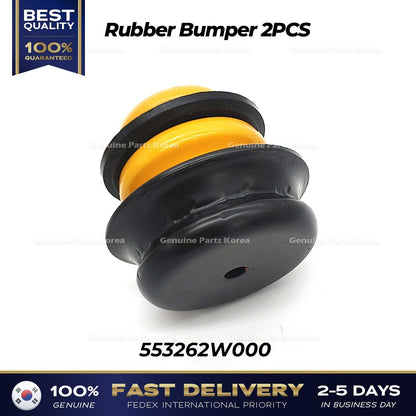 Genuine Rubber Bumper 2PCS 553262W000 for Hyundai Santa Fe