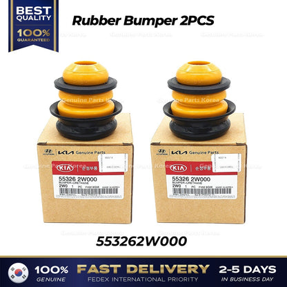 Genuine Rubber Bumper 2PCS 553262W000 for Hyundai Santa Fe