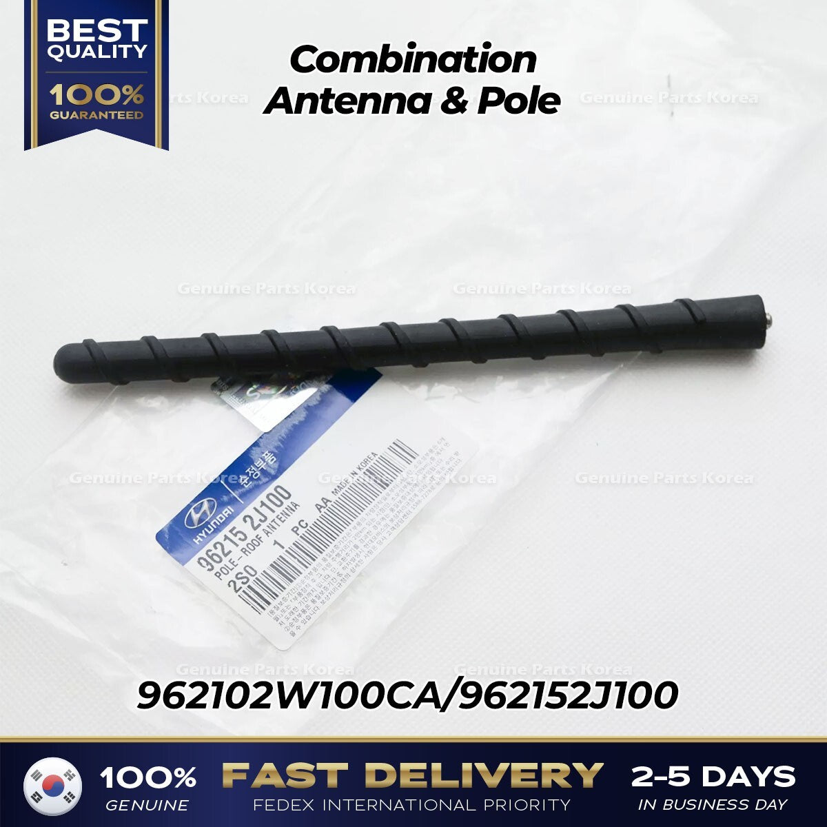 Genuine Combination Antenna & Pole 962102W100CA for Hyundai Grand Santa Fe