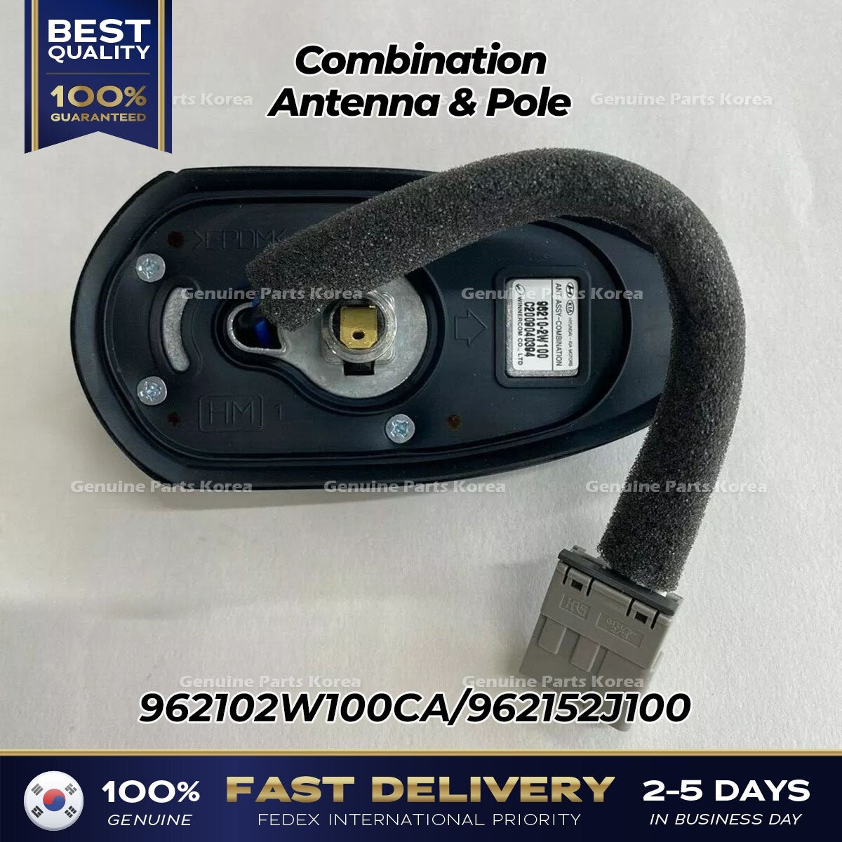Genuine Combination Antenna & Pole 962102W100CA for Hyundai Grand Santa Fe