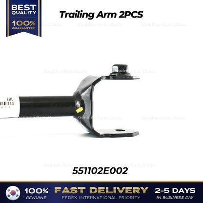 Genuine Trailing Arm 2PCS 551102E002 for Hyundai Tucson Kia Sportage