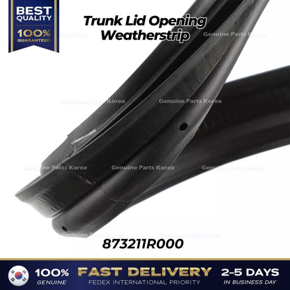 Genuine Trunk Lid Opening Weatherstrip 873211R000 for Hyundai Accent