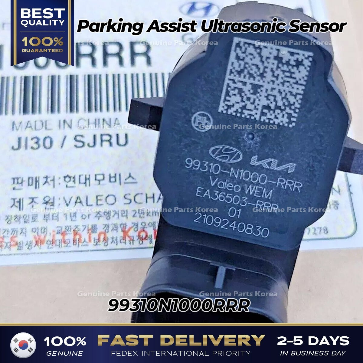 Genuine Parking Assist Ultrasonic Sensor 99310N1000RRR for Hyundai Kona