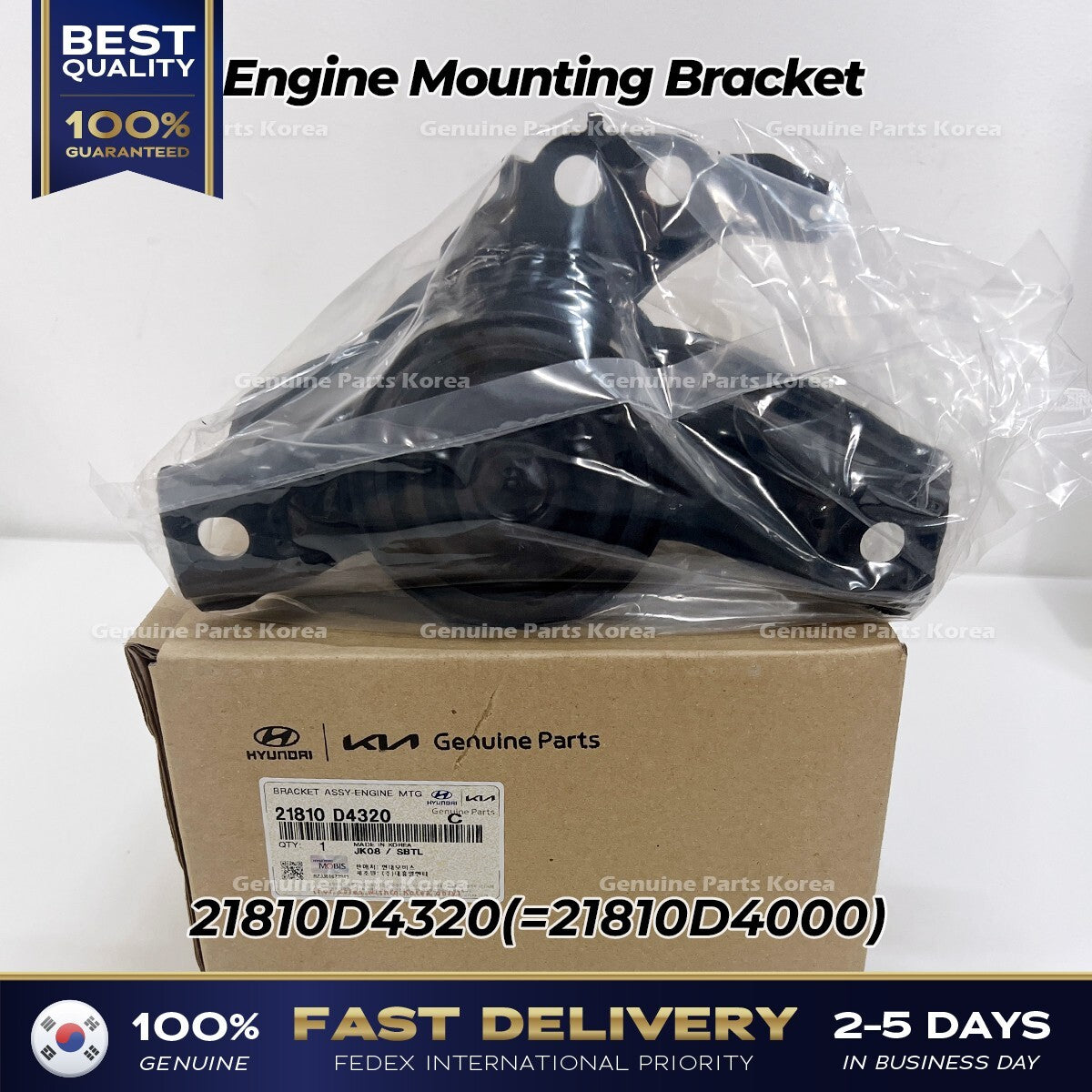 Genuine Engine Mounting Bracket 21810D4320 for Hyundai Sonata Kia Optima