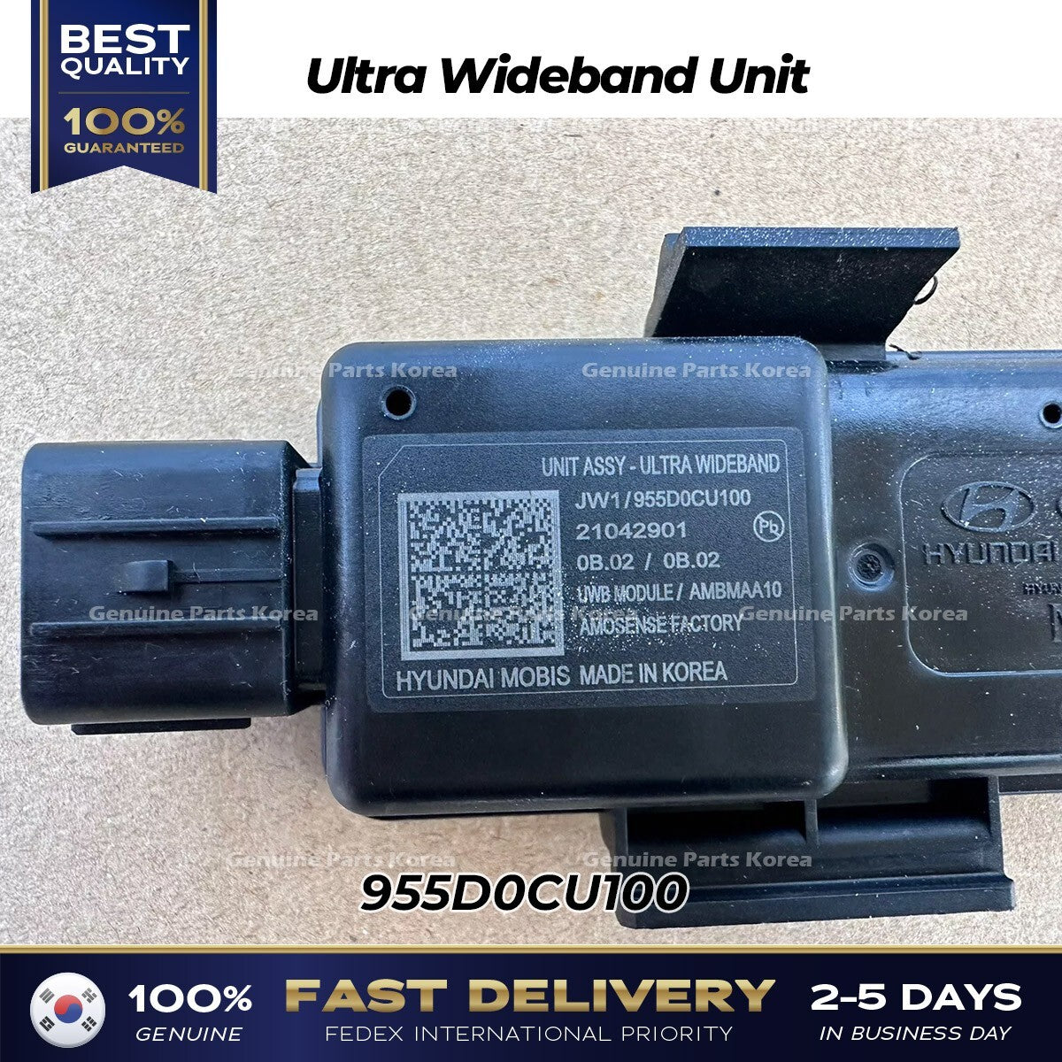 Genuine Ultra Wideband Unit 955D0CU100 for Hyundai Genesis GV60