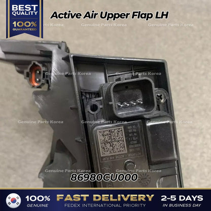 Genuine Active Air Upper Flap LH 86980CU000 for Hyundai Genesis GV60